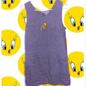 Tweety Bird Plaid Dress